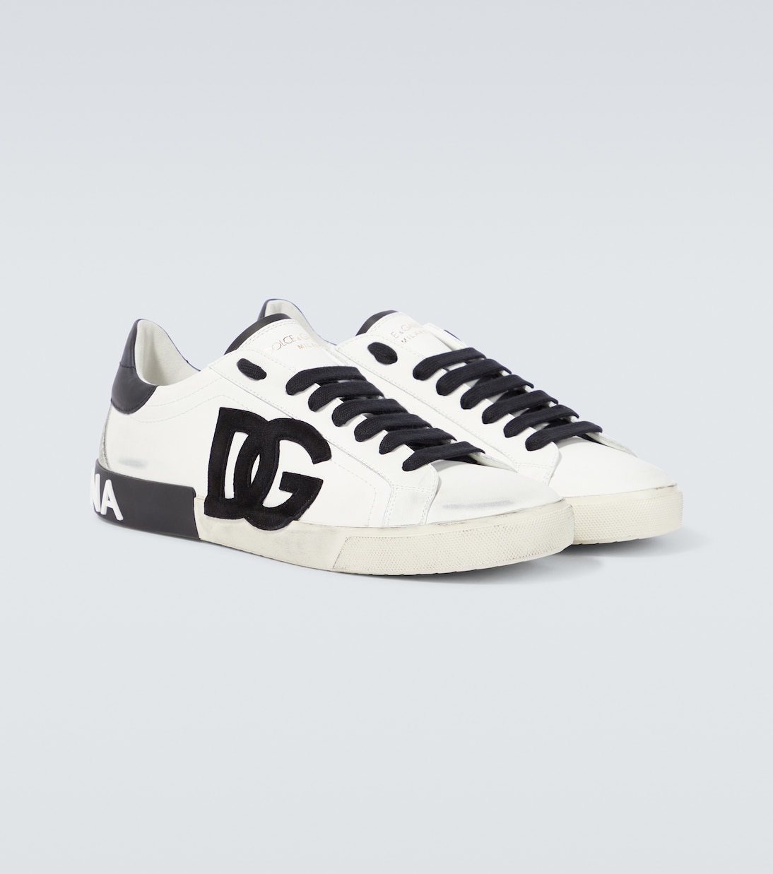 DG leather sneakers | Dolce&Gabbana