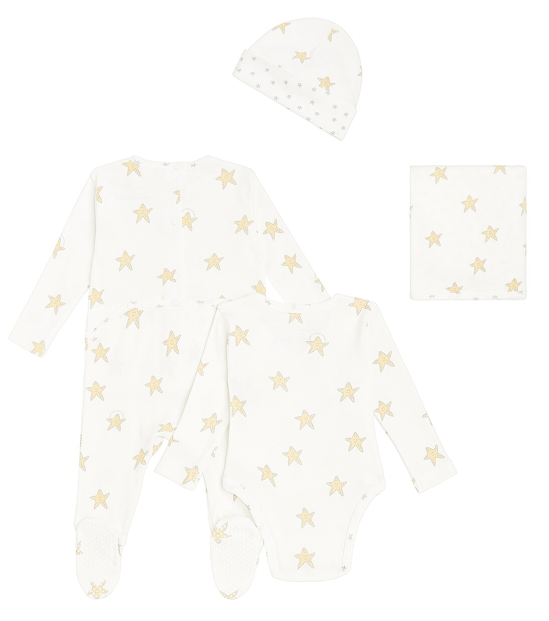 Bebé - set de mono, gorro y manta de algodón | Stella McCartney Kids