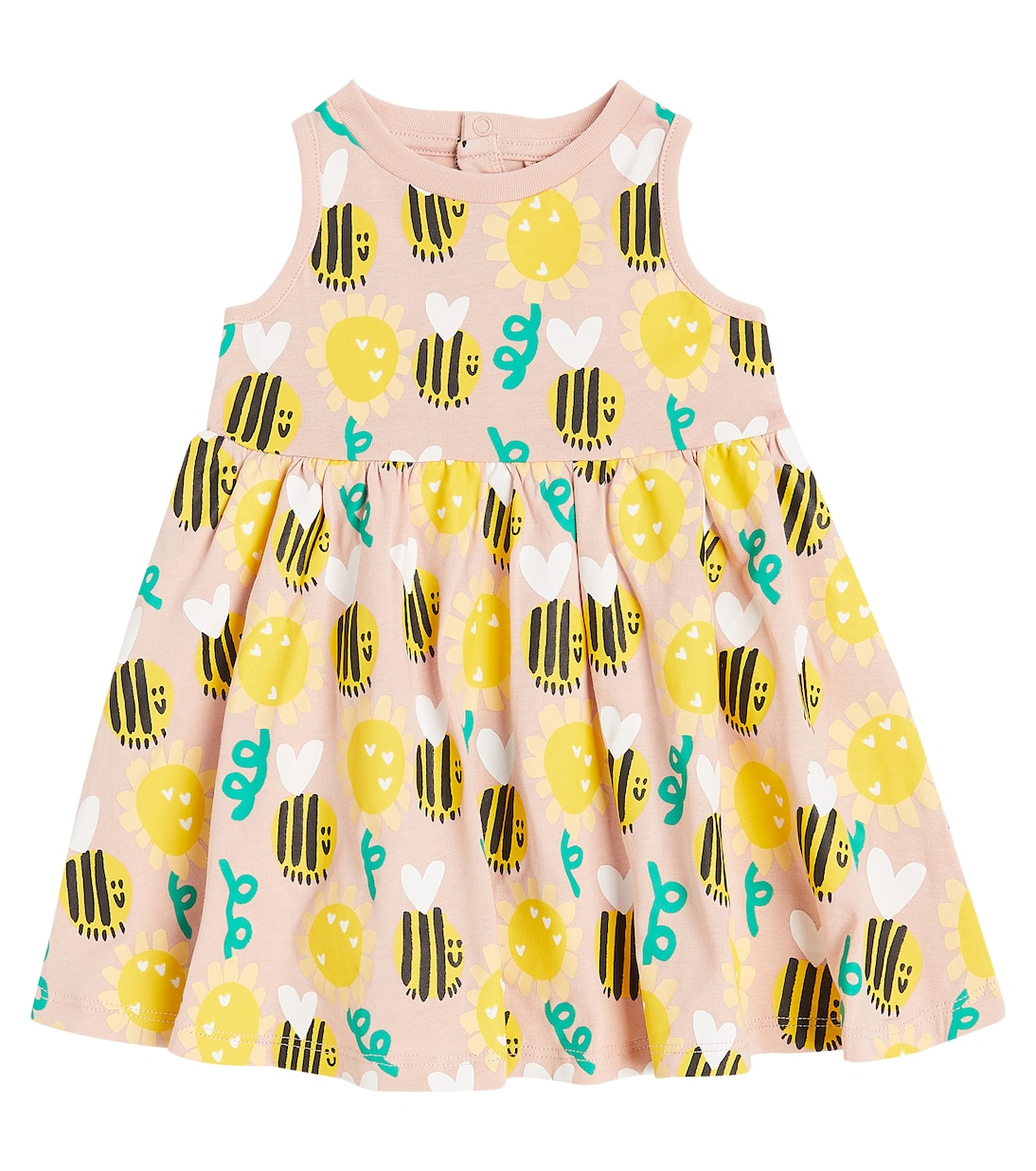 Bébé – Robe Bees and Sunflowers en coton | Stella McCartney Kids