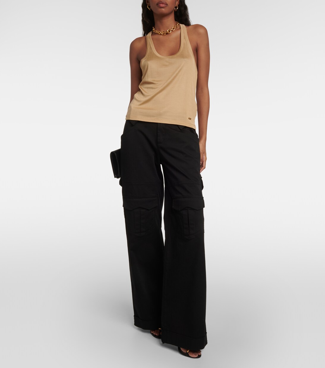 Top Micro-Rib aus Seiden-Jersey | Tom Ford