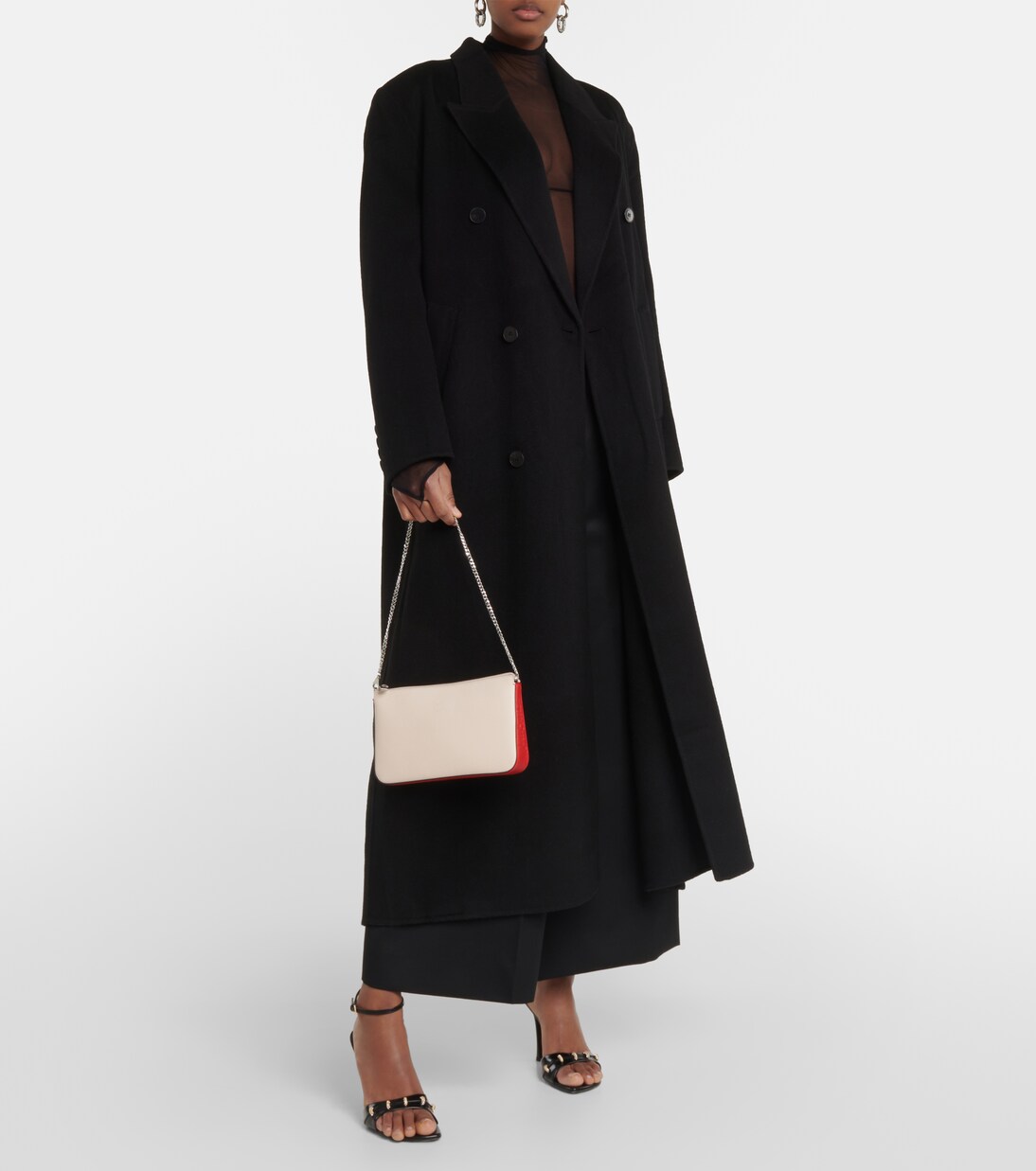 Loubila Hybrid leather crossbody bag | Christian Louboutin