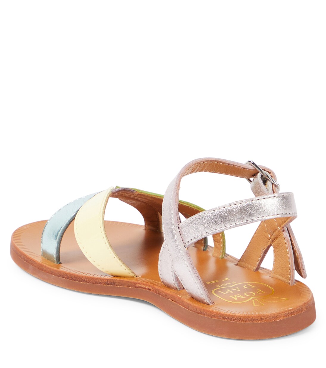 Sandalen Plagette Oto aus Leder | Pom d'Api