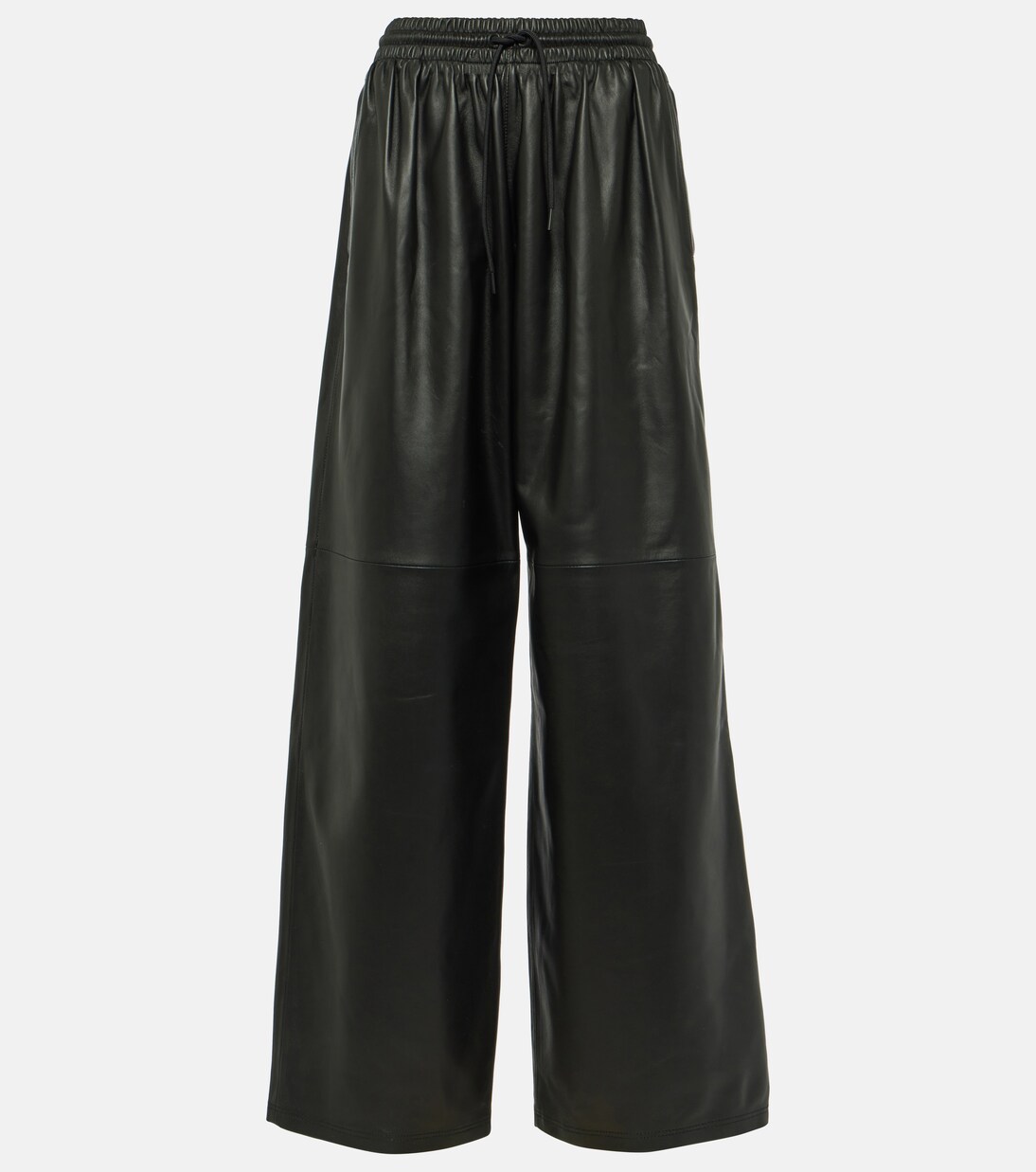 Pantalon ample en cuir | Wardrobe.NYC