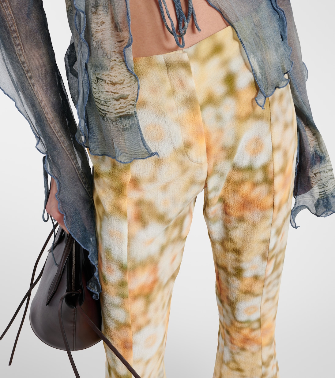 Pantalones flared Pippen florales | Acne Studios