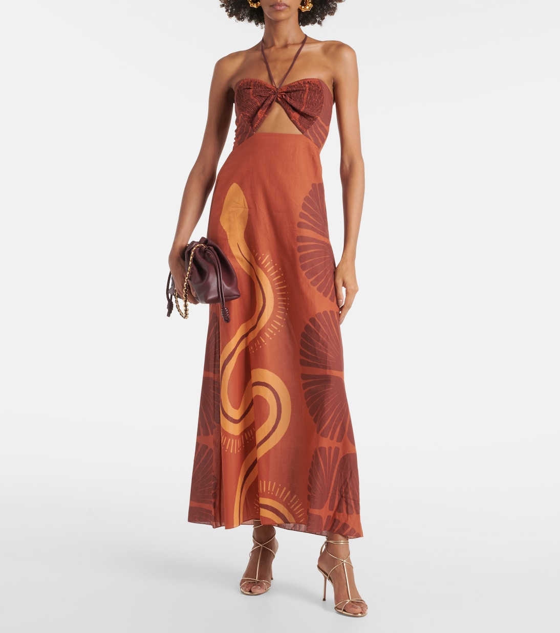 Robe longue en coton | Johanna Ortiz