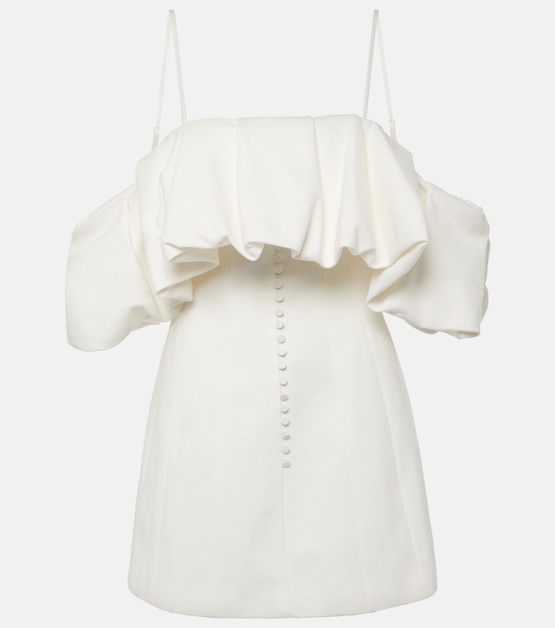 Minikleid Puff aus Baumwolle und Leinen | Simkhai