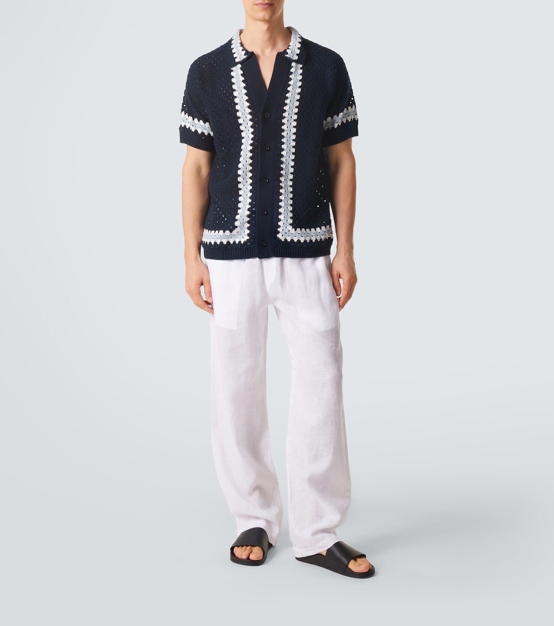 Humberto leather slides | Frescobol Carioca