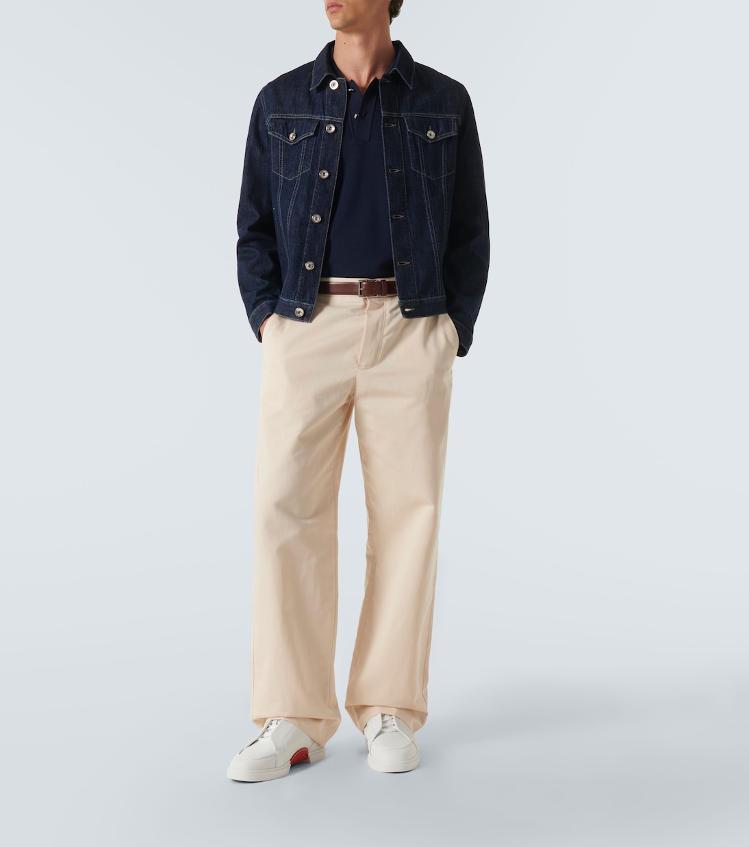 Baskets Jimmy en cuir | Christian Louboutin