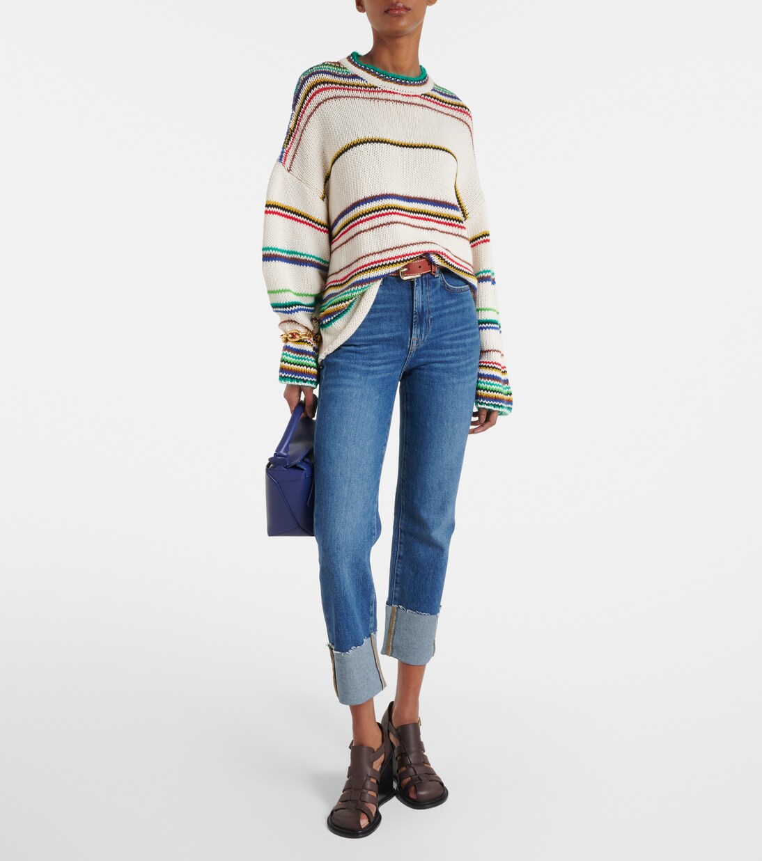 Logan high-rise cropped slim jeans | 7 For All Mankind