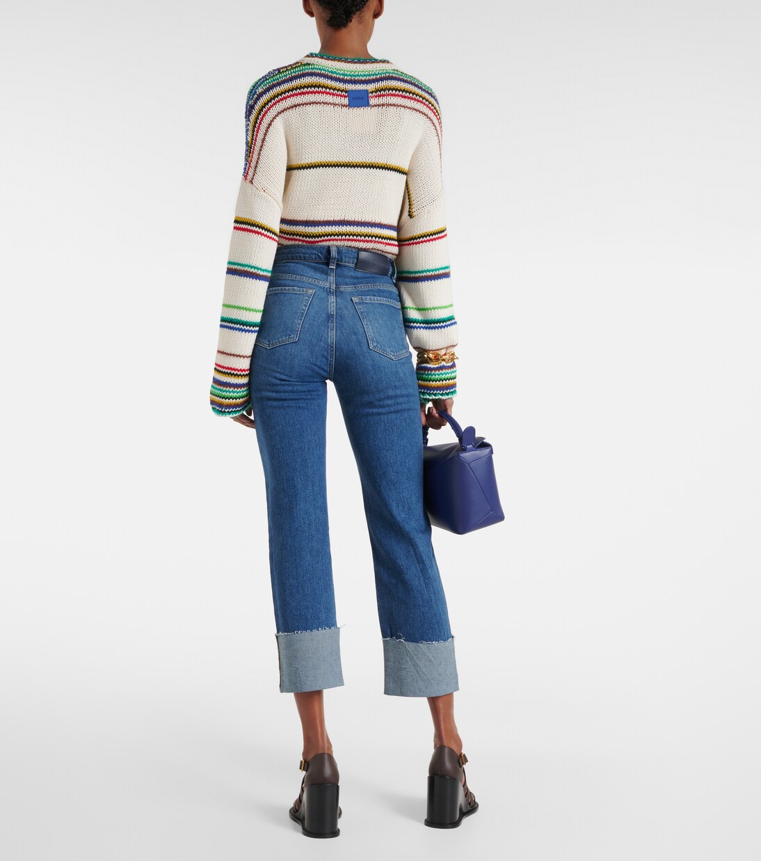 Logan high-rise cropped slim jeans | 7 For All Mankind