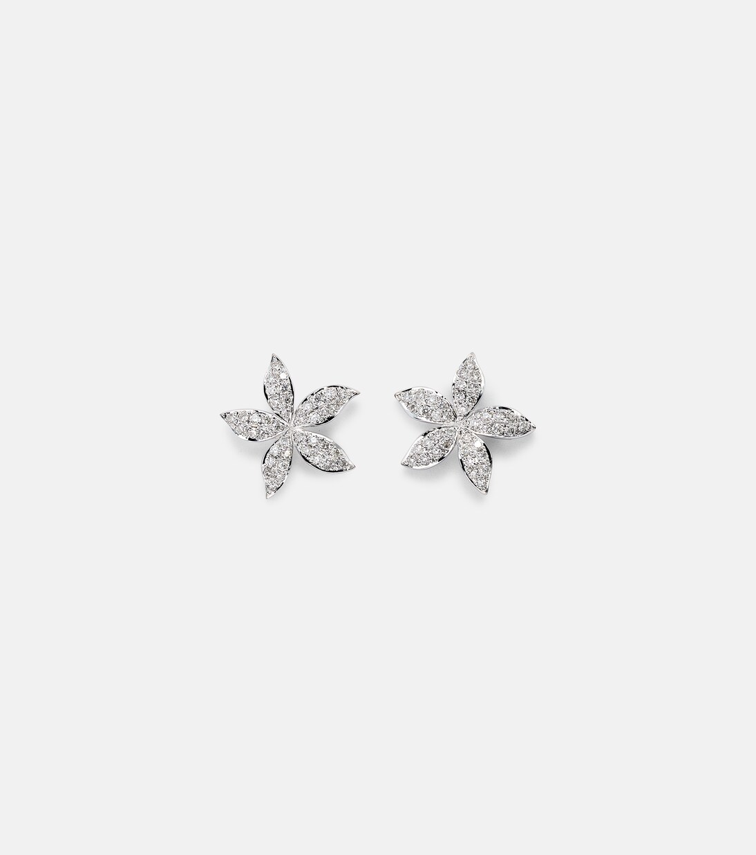 Boucles d'oreilles Blossom en or blanc 18 ct et diamants | Ileana Makri