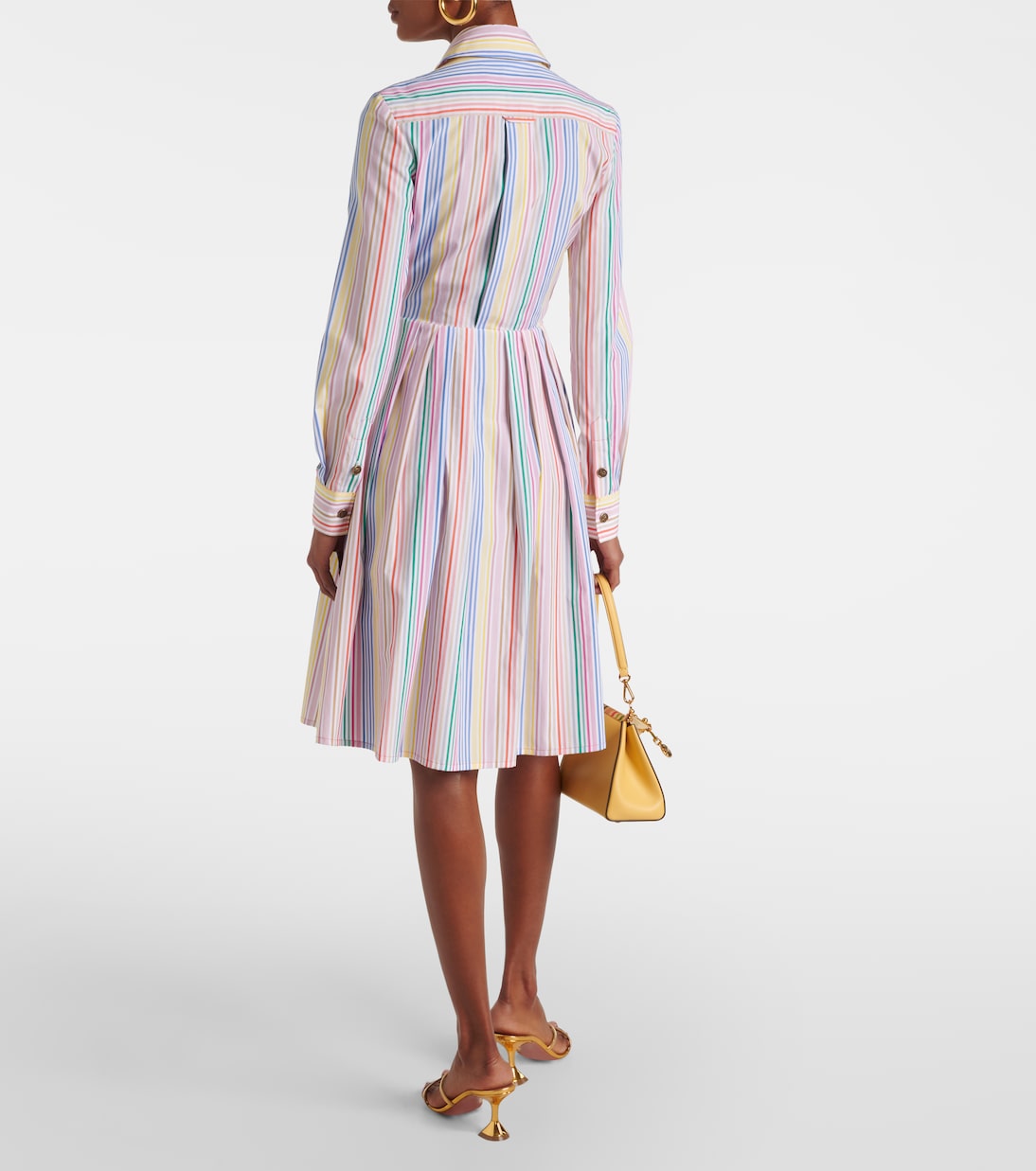 Robe chemise rayée en coton | Etro