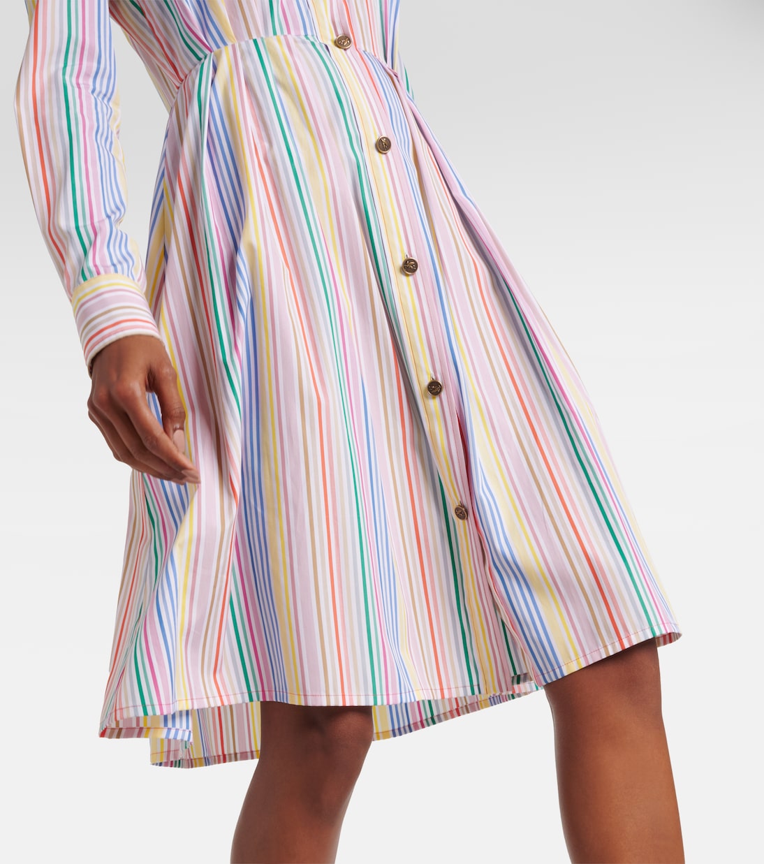 Robe chemise rayée en coton | Etro