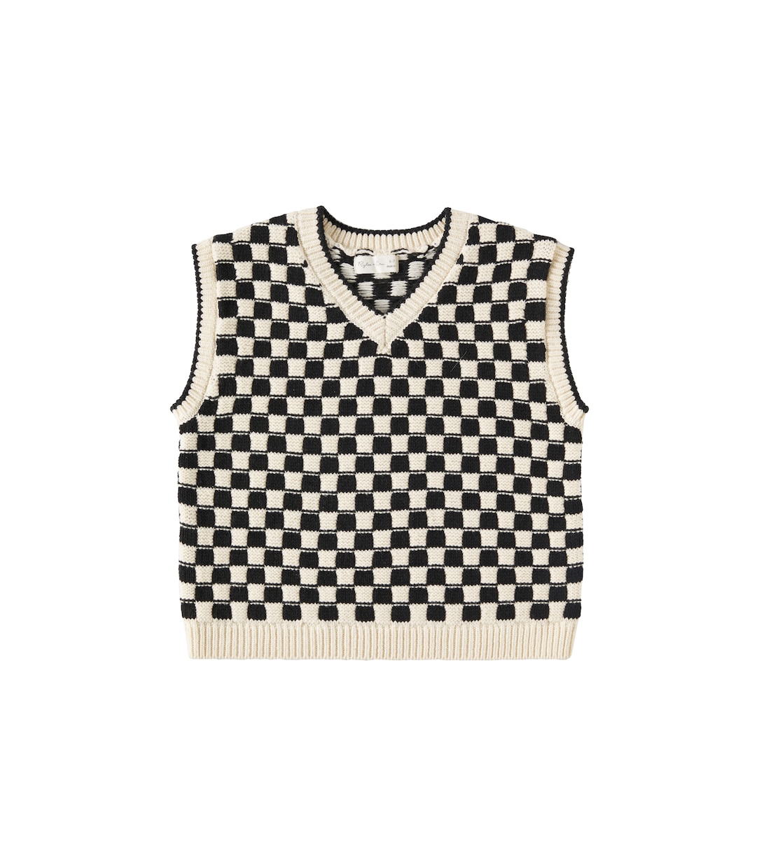 Checked cotton-blend vest | Rylee + Cru