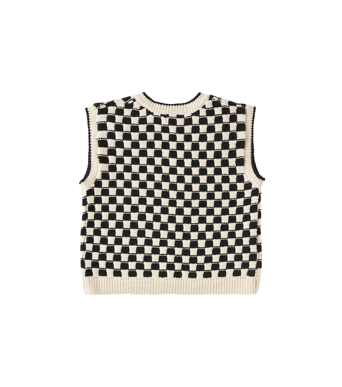 Checked cotton-blend vest | Rylee + Cru