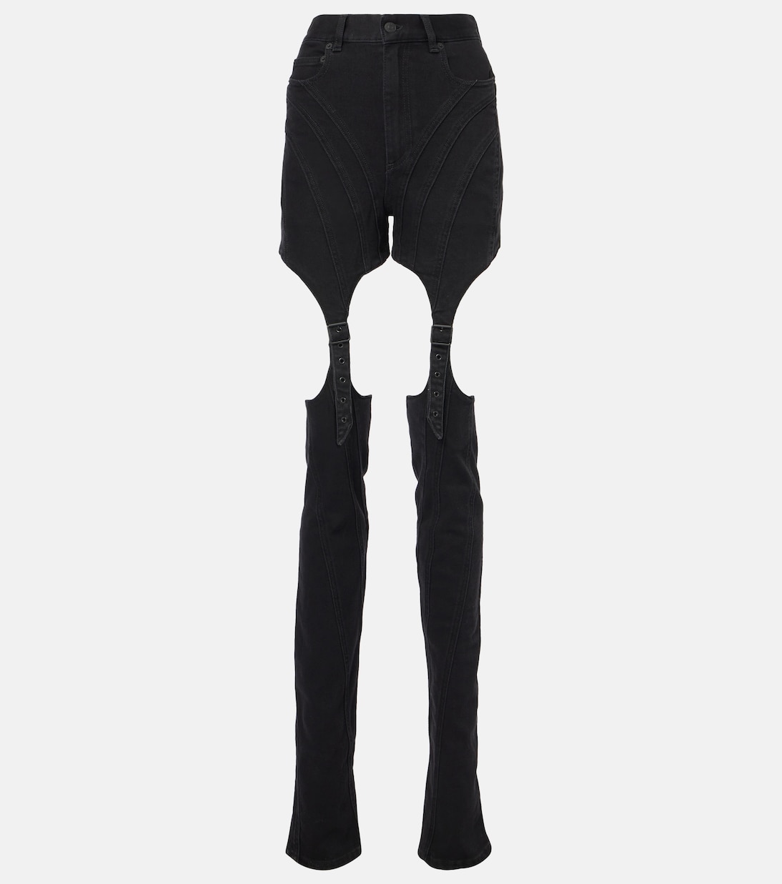 High-Rise Skinny Jeans | Mugler