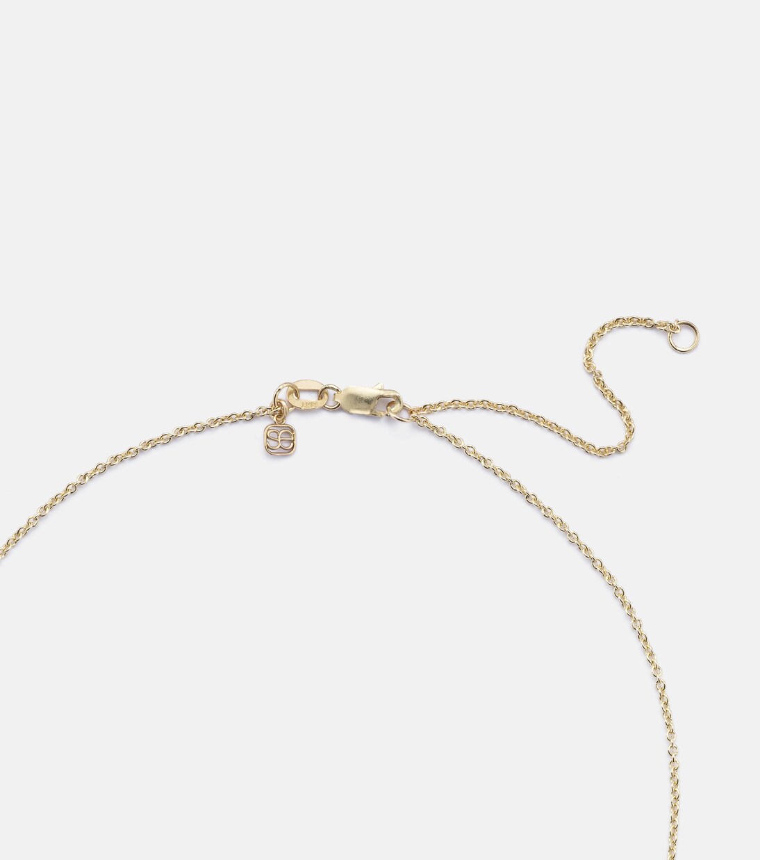 Pickleball 14kt gold pendant necklace with diamonds | Sydney Evan