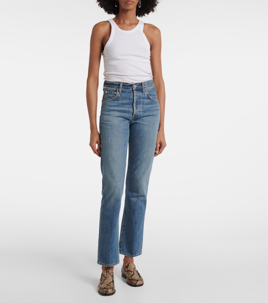 High-Rise Straight Jeans Baretta | Citizens of Humanity