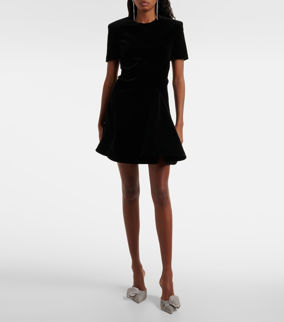 85 bow-detail velvet mules | Gianvito Rossi