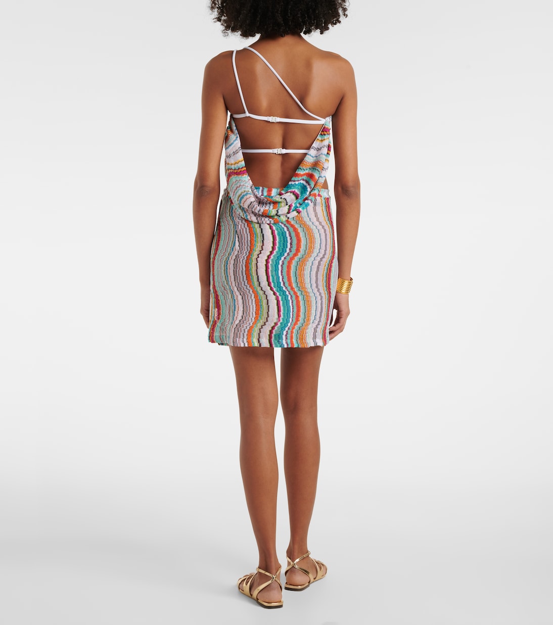 Zig Zag lamé crop top | Missoni