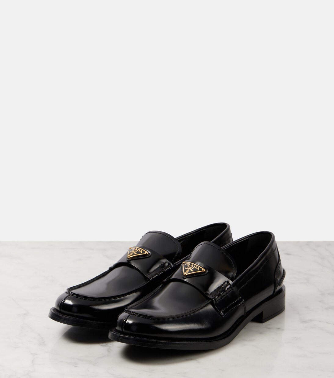 Loafers aus Leder | Prada