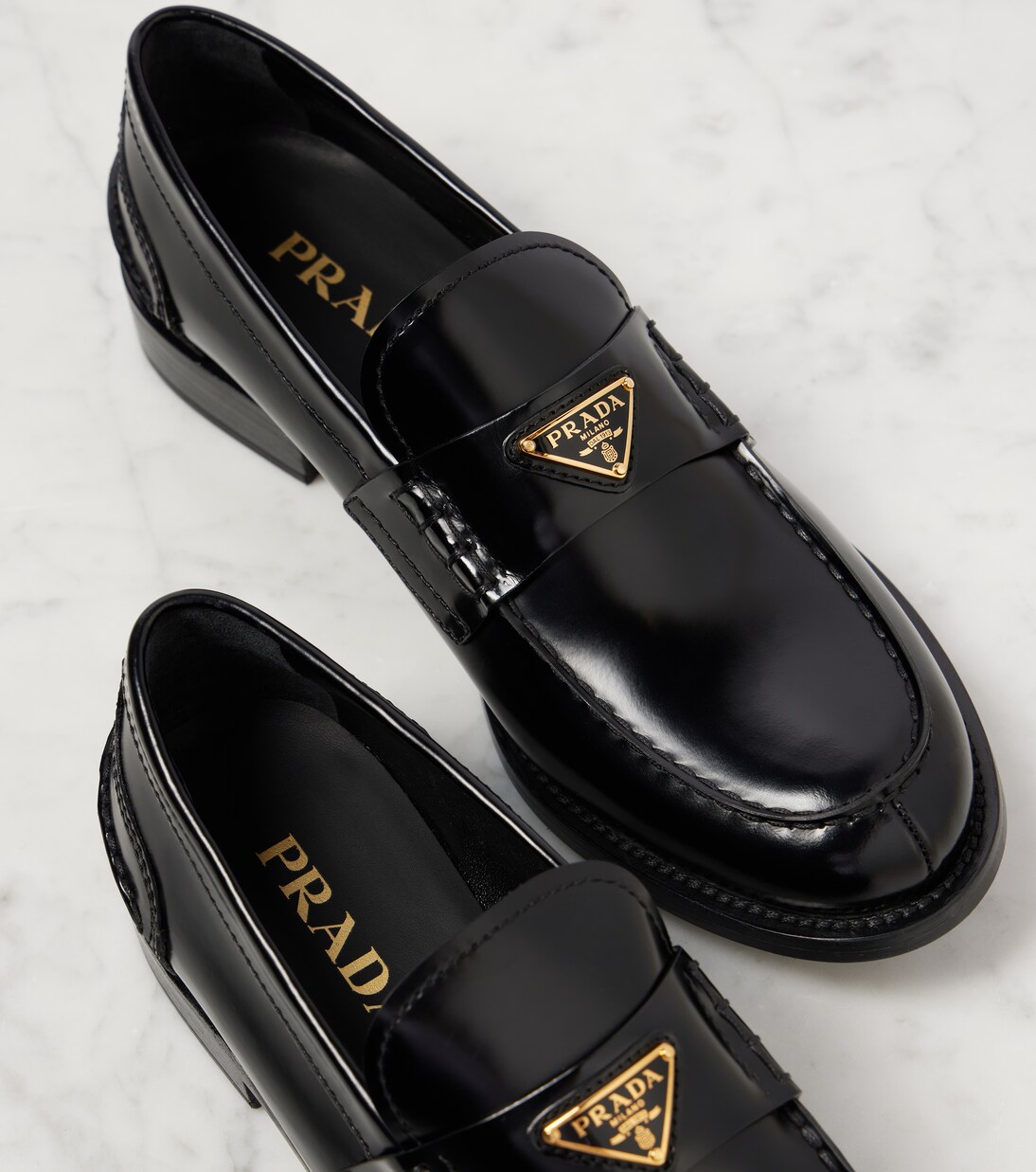 Loafers aus Leder | Prada