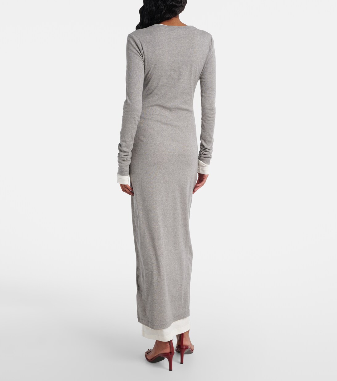 Maxikleid aus Baumwoll-Jersey | Jil Sander
