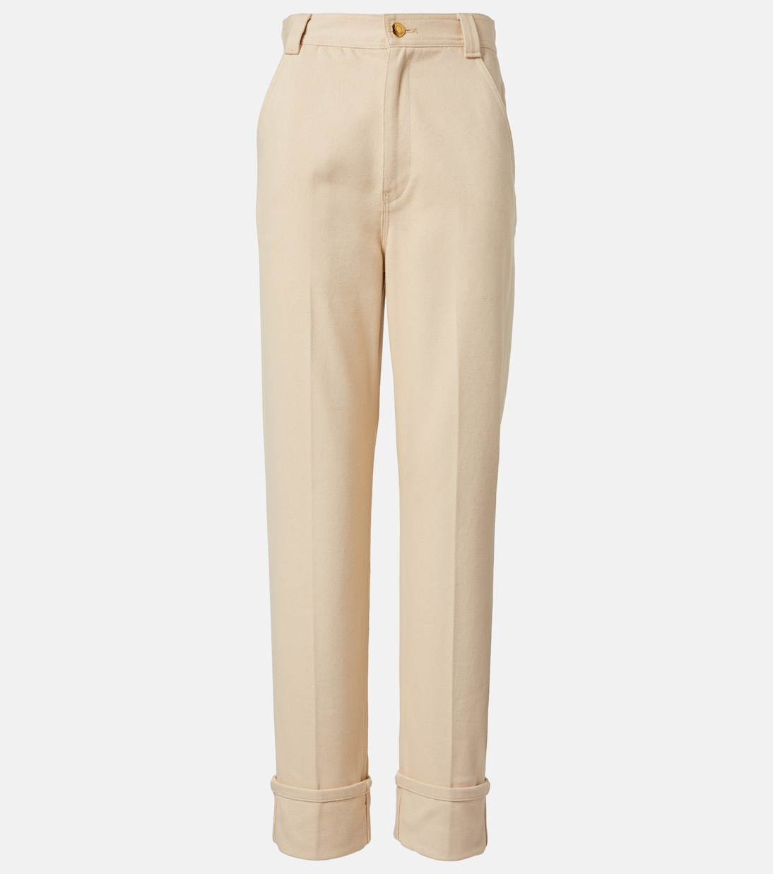 High-Rise Straight Jeans Garey | Loro Piana