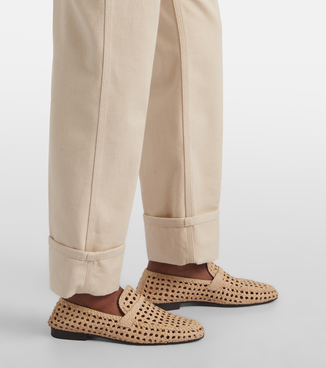 High-Rise Straight Jeans Garey | Loro Piana