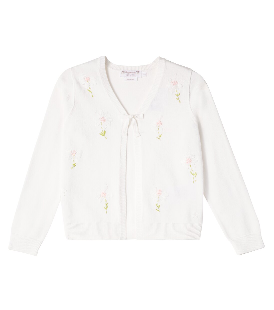 Cárdigan Esmia de algodón bordado | Bonpoint