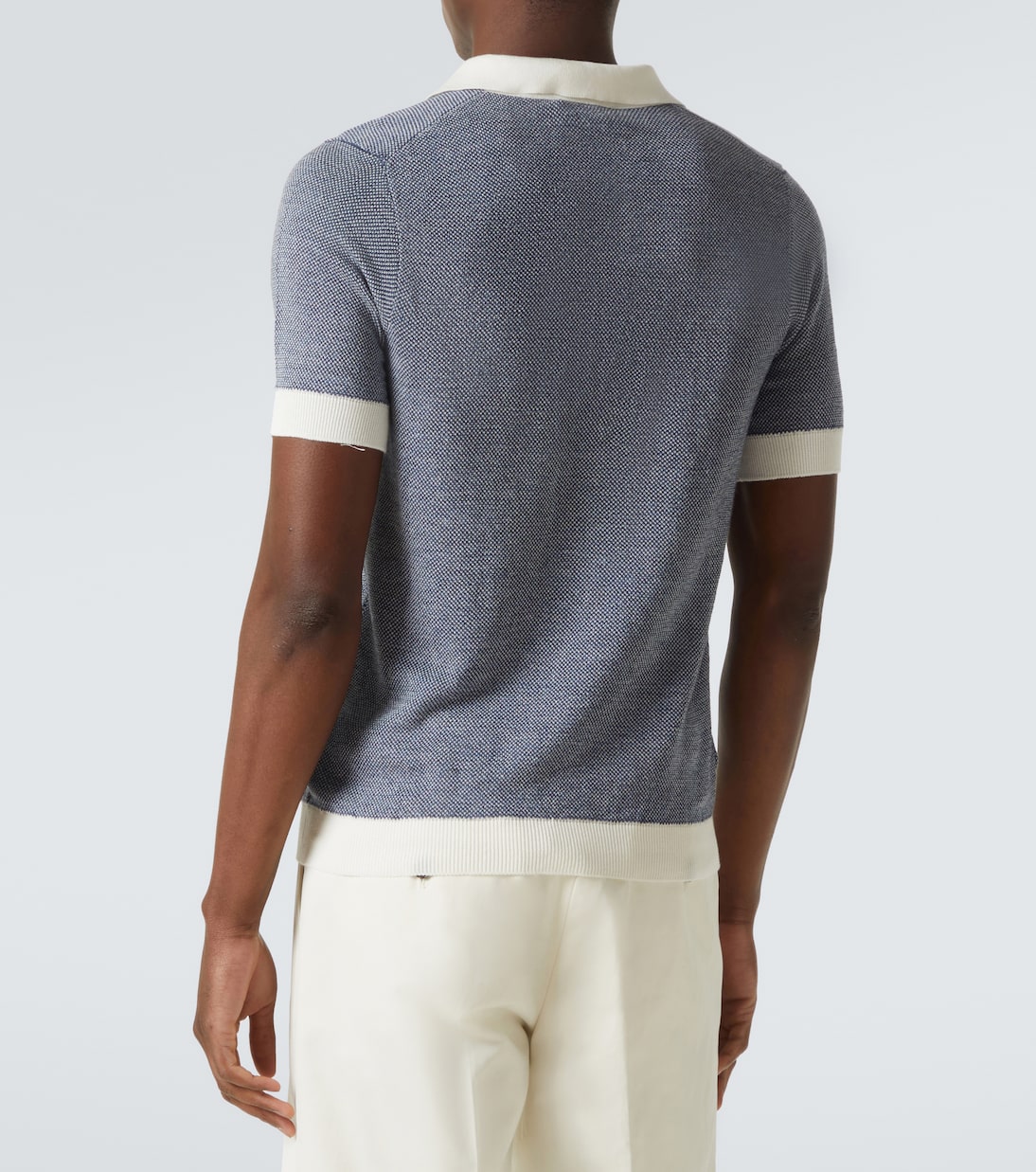 Polo de algodón y lino | Thom Sweeney