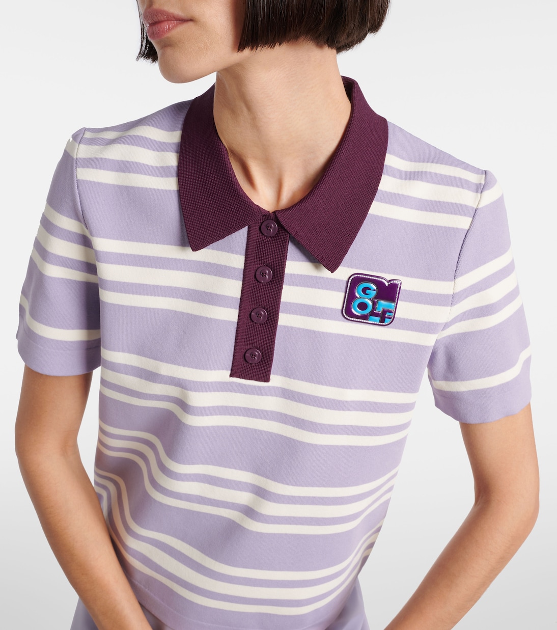Striped polo shirt | Tory Burch