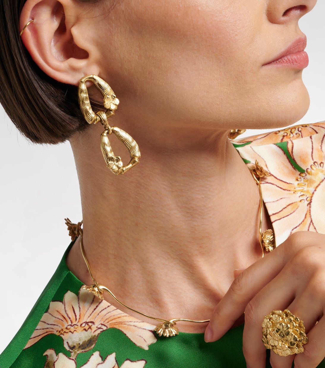 Orecchini Team Spirit bagnati in oro | Alémais