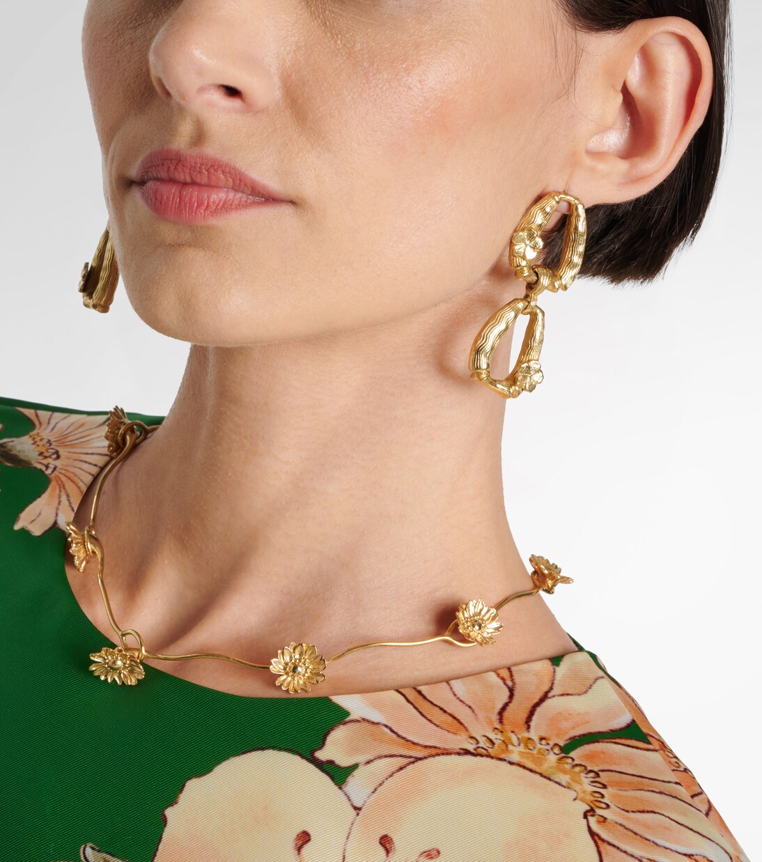 Orecchini Team Spirit bagnati in oro | Alémais