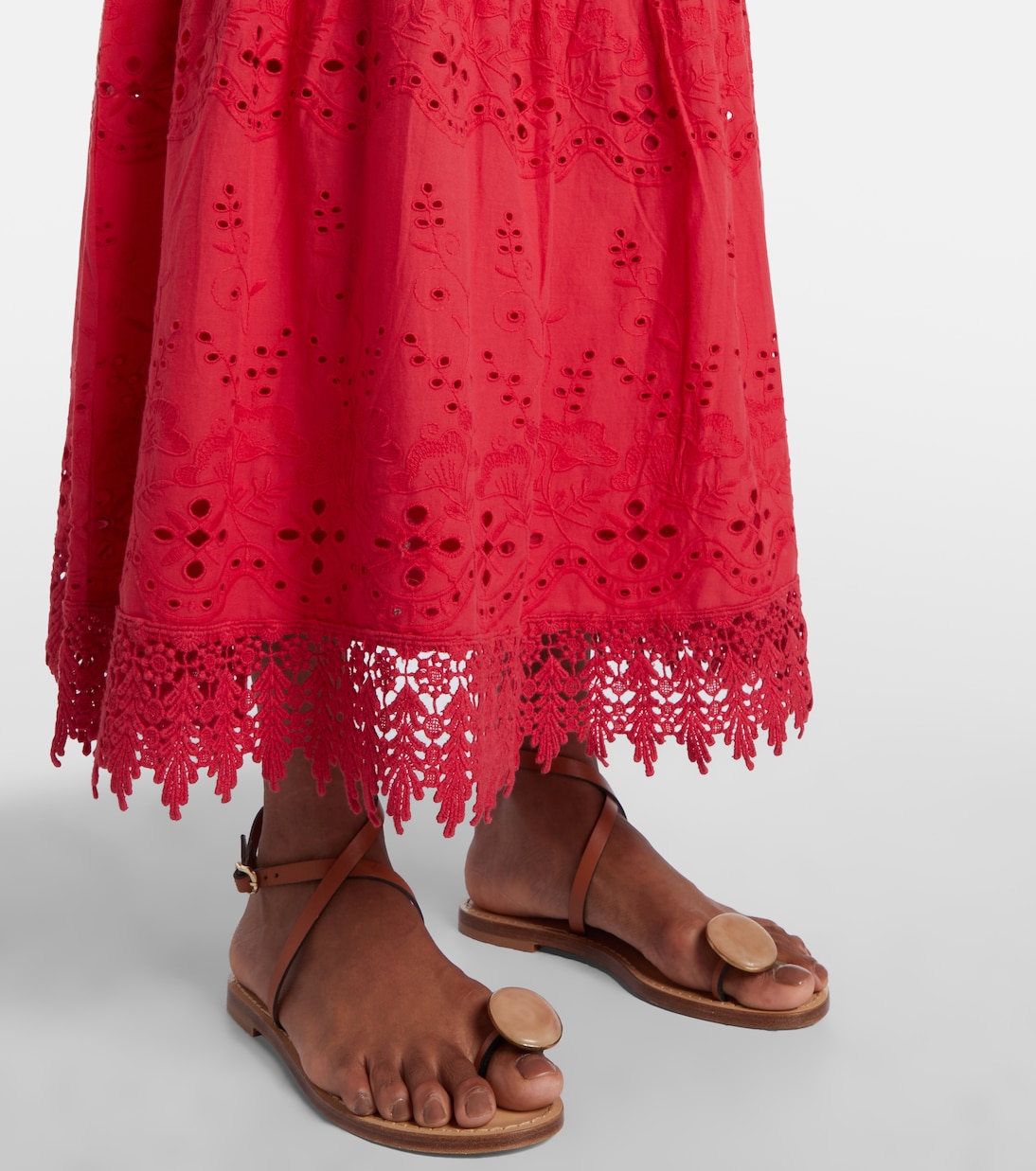 Jupe longue Alessia en coton  | Melissa Odabash