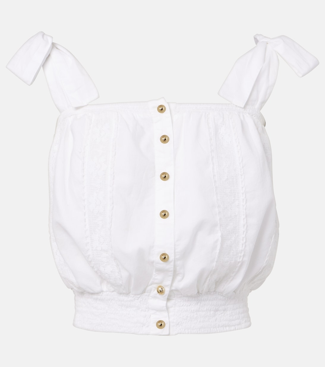 Top Giulia in cotone con pizzo  | Melissa Odabash