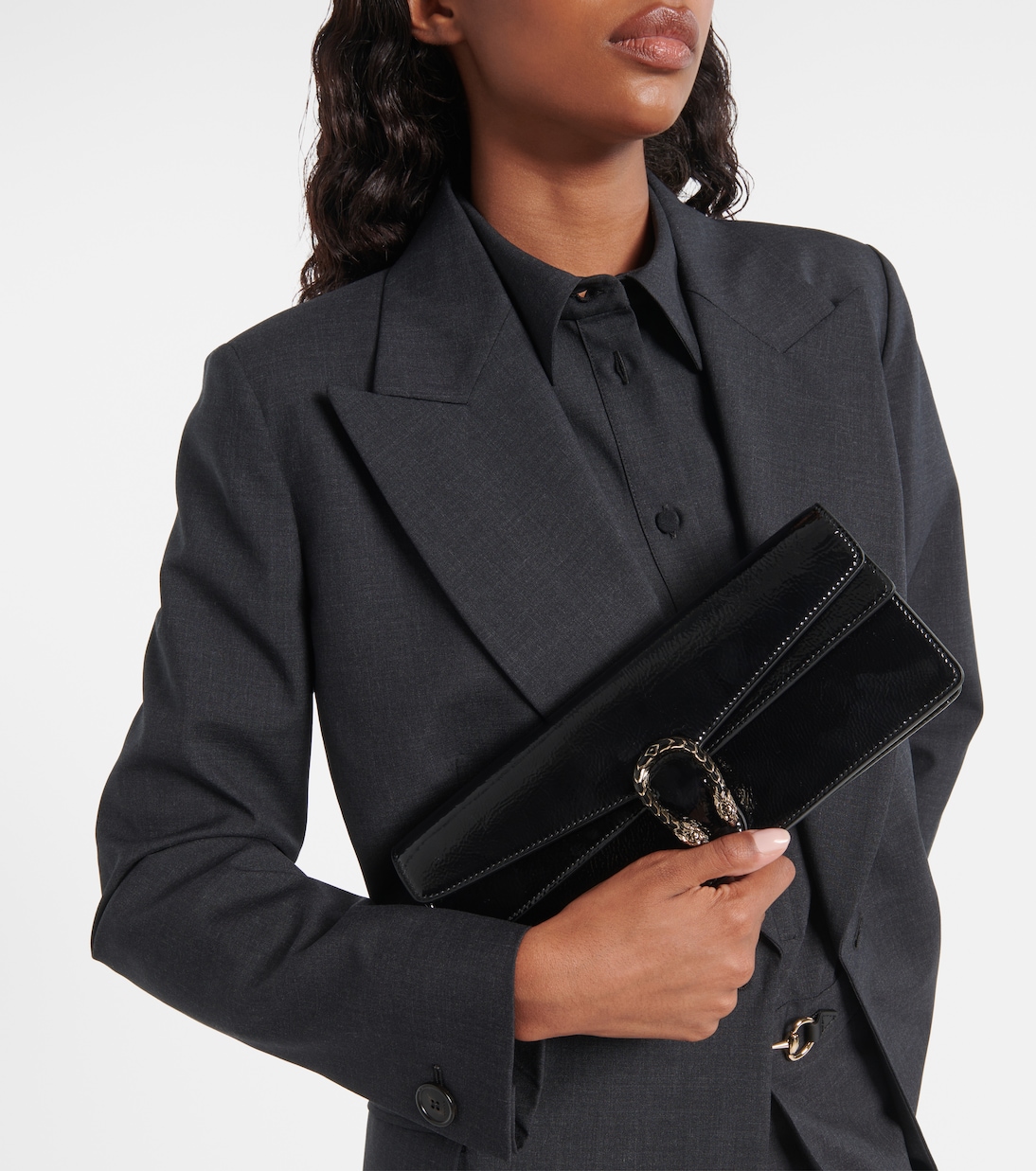 Dionysus patent leather clutch | Gucci