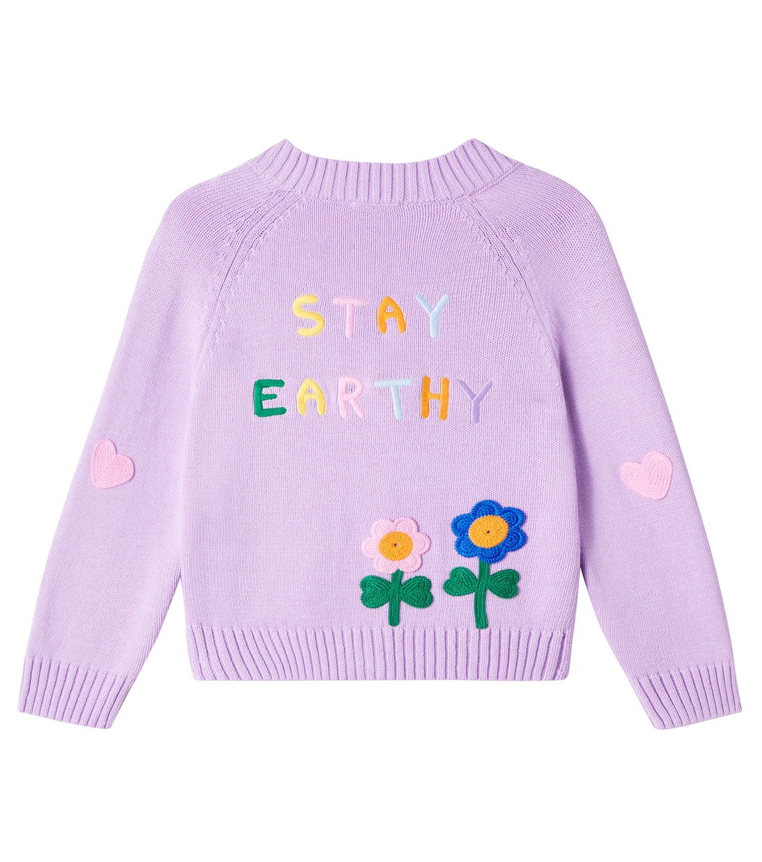 Cardigan aus Baumwolle und Wolle | Stella McCartney Kids