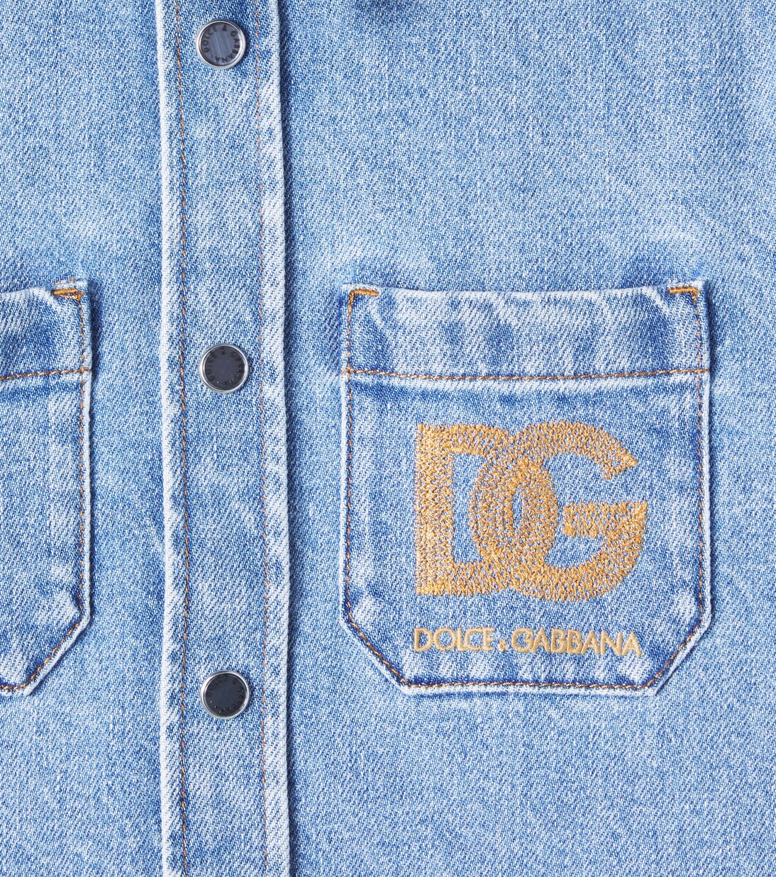 DG denim shirt | Dolce&Gabbana Kids