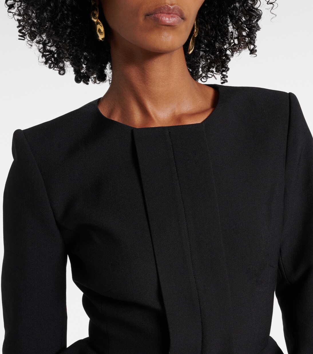 Peplum crêpe jacket | Roland Mouret
