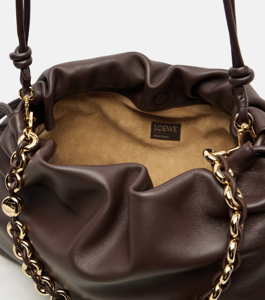 Borsa a spalla Flamenco Large in pelle | Loewe