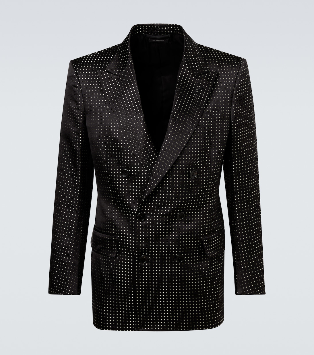 Polka-dot silk satin suit jacket | Tom Ford