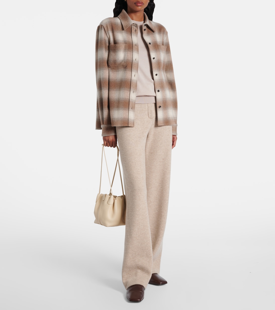 Robin cashmere-blend straight pants | Loro Piana