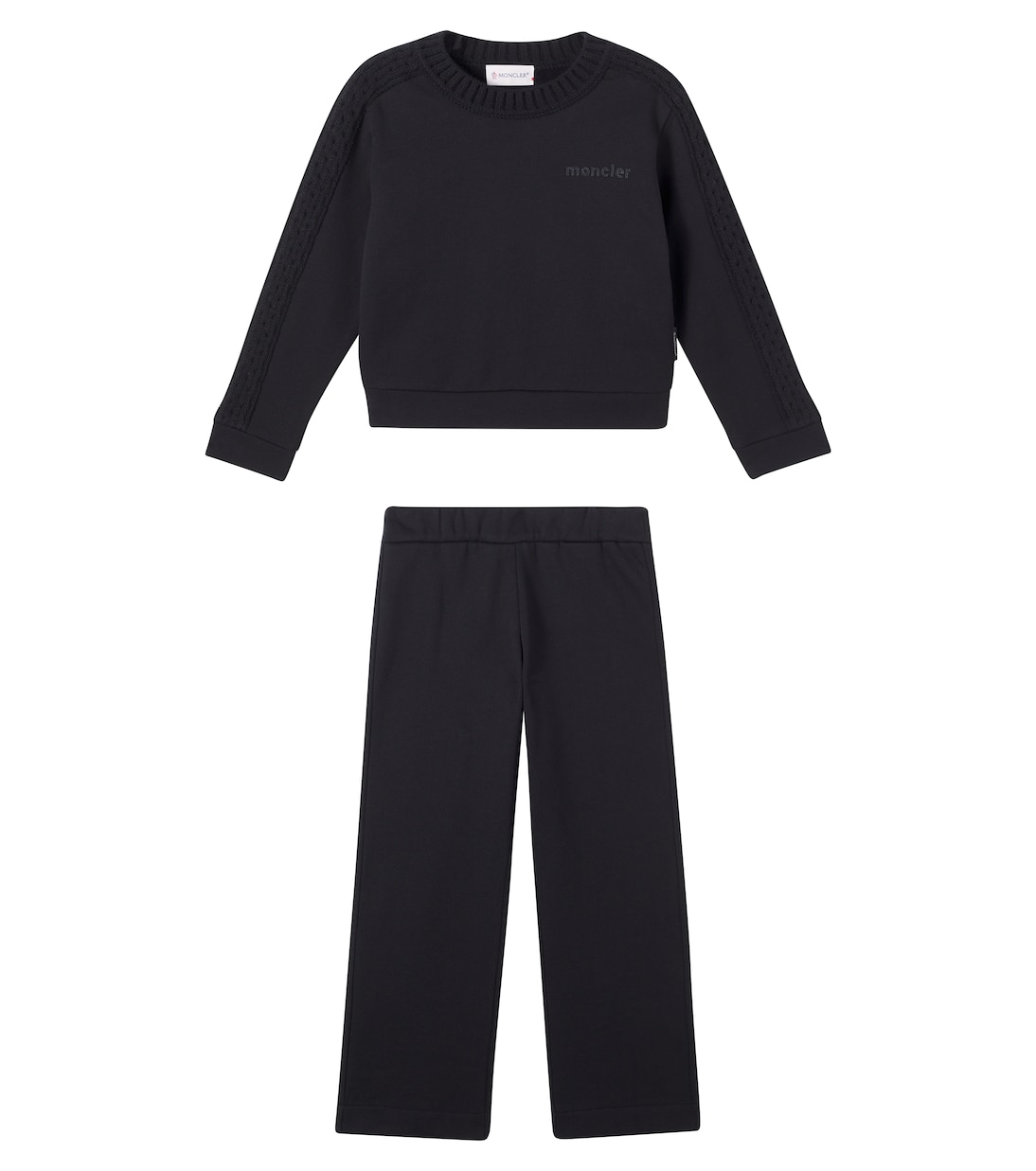 Cotton sweatshirt and sweatpants set | Moncler Enfant