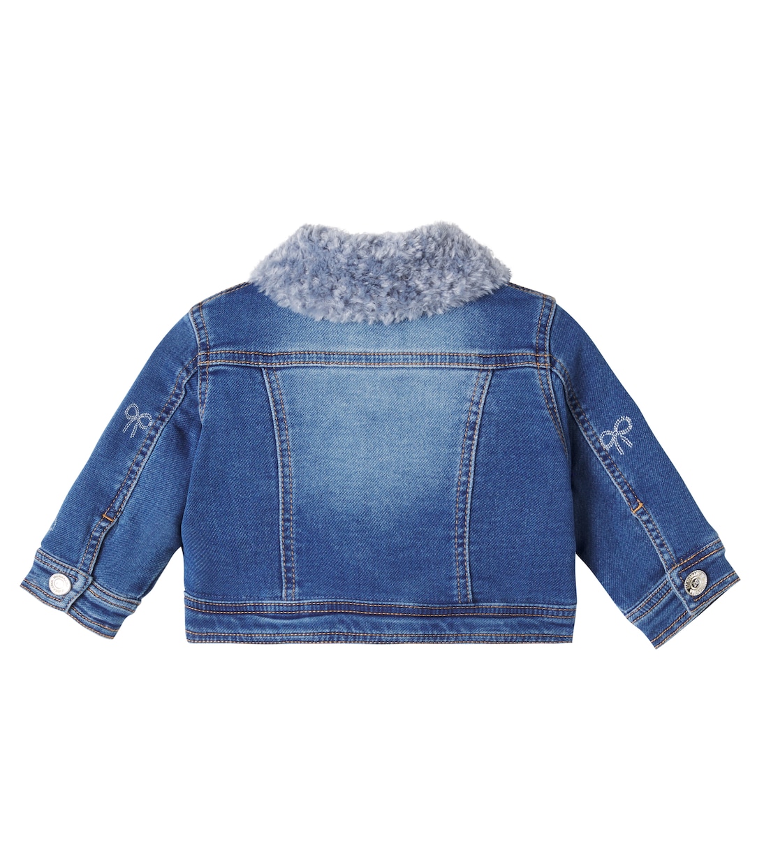 Baby embroidered denim jacket | Monnalisa
