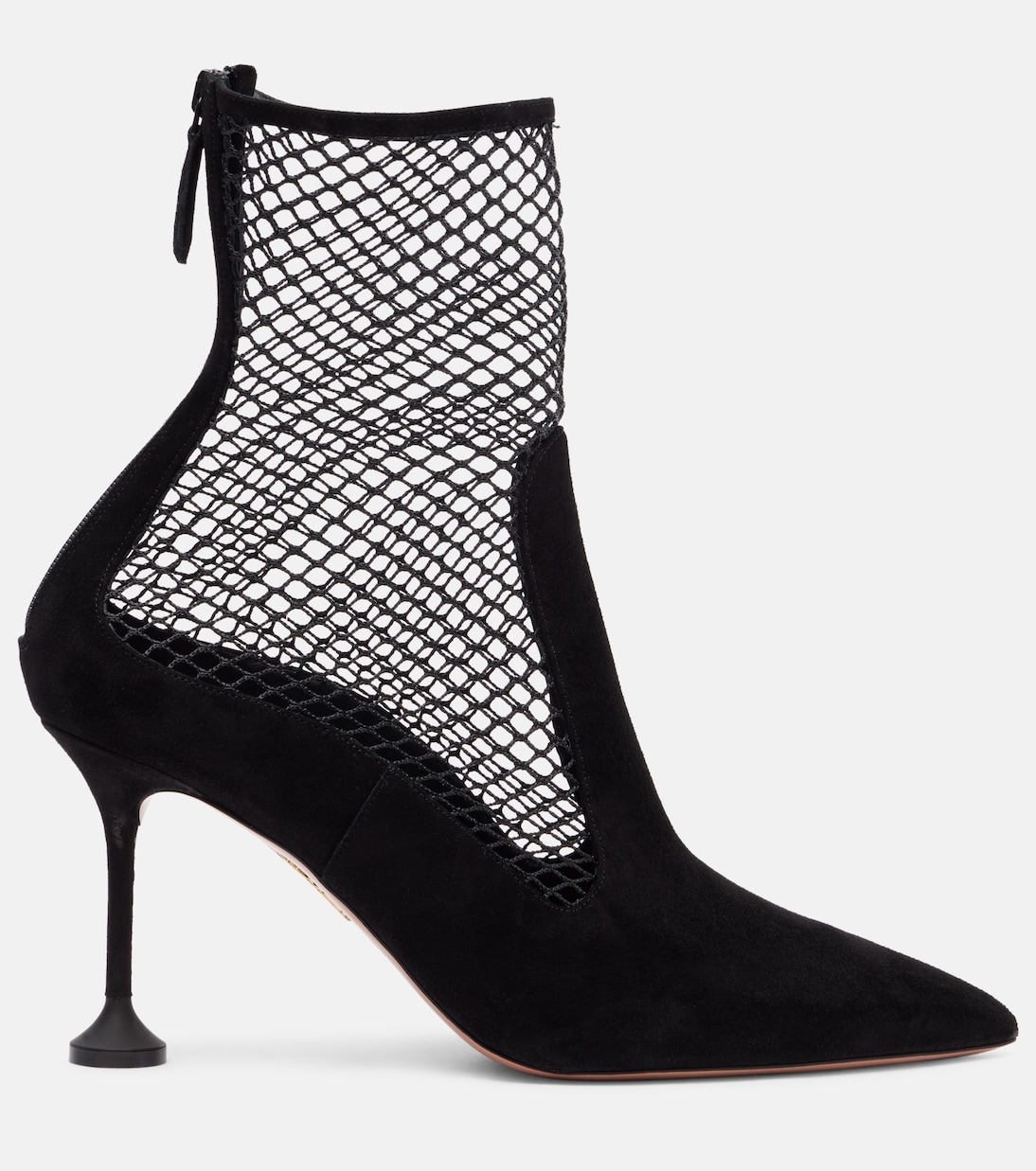 Dawn 85 suede and mesh ankle boots | Aquazzura