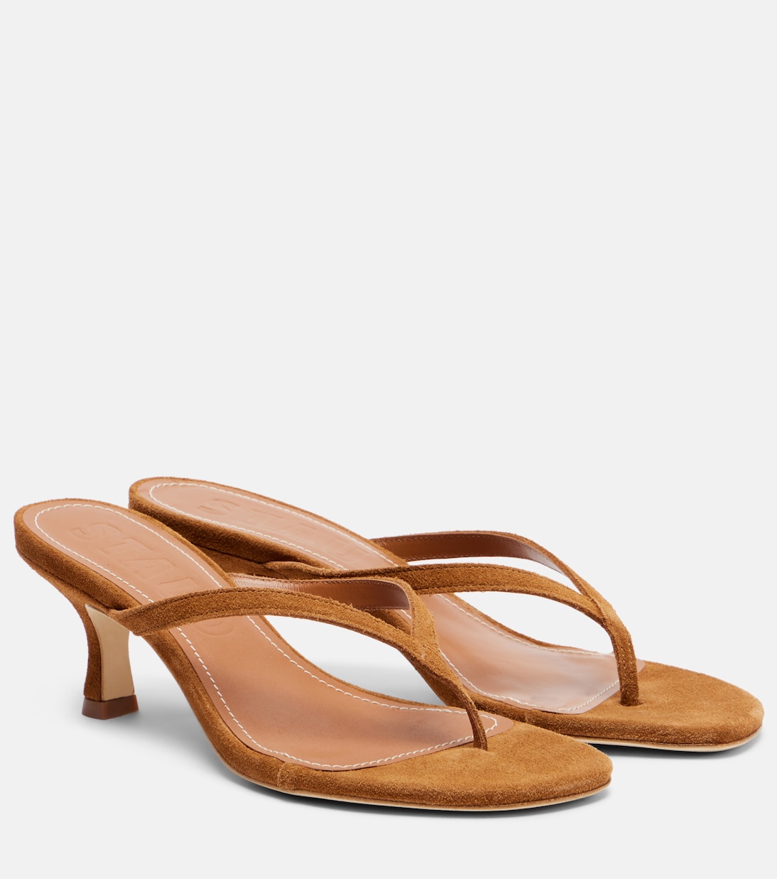 Freja 60 suede thong sandals | Staud