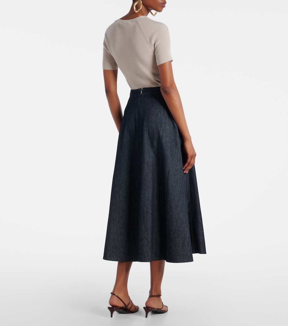 Midirock Cecile aus Denim | 'S Max Mara