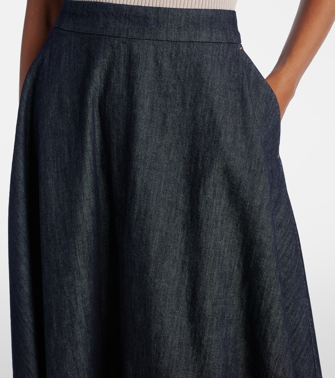 Midirock Cecile aus Denim | 'S Max Mara