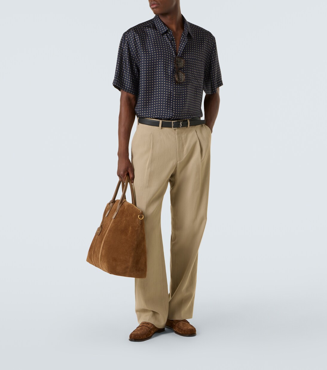 Bedrucktes Hemd aus Seide | Saint Laurent